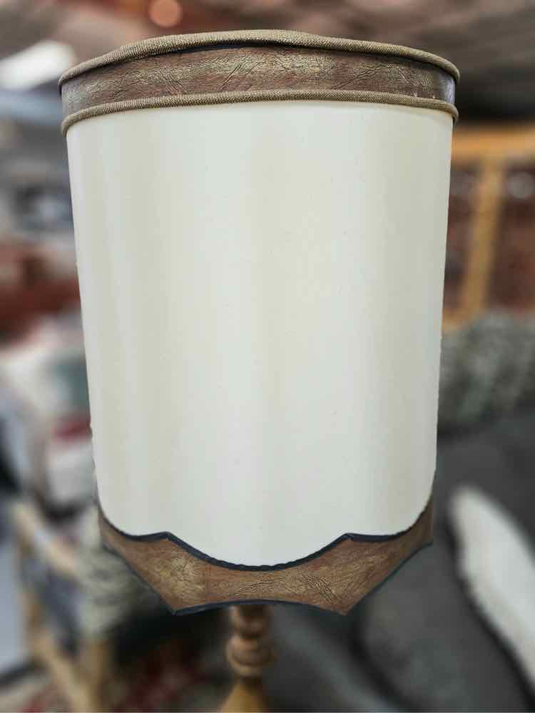 Tall Antique "Gold" Triple Koi Lamp