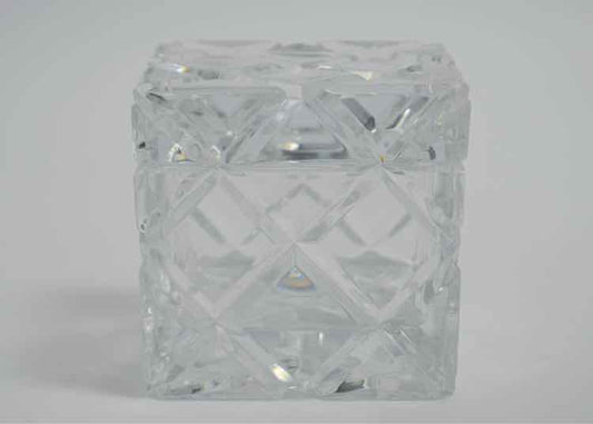 Crystal Cube Candy Dish