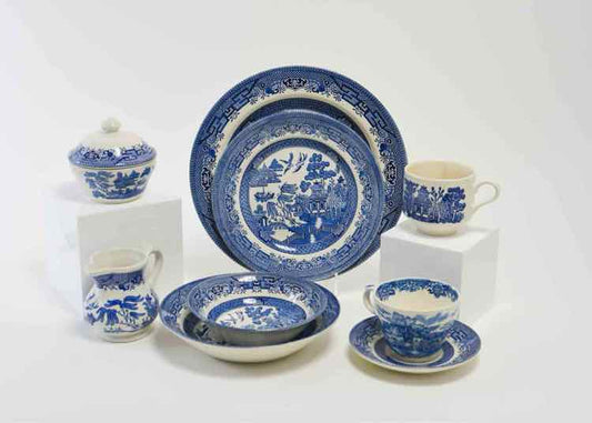 Churchill "Blue Willow" Dish Set