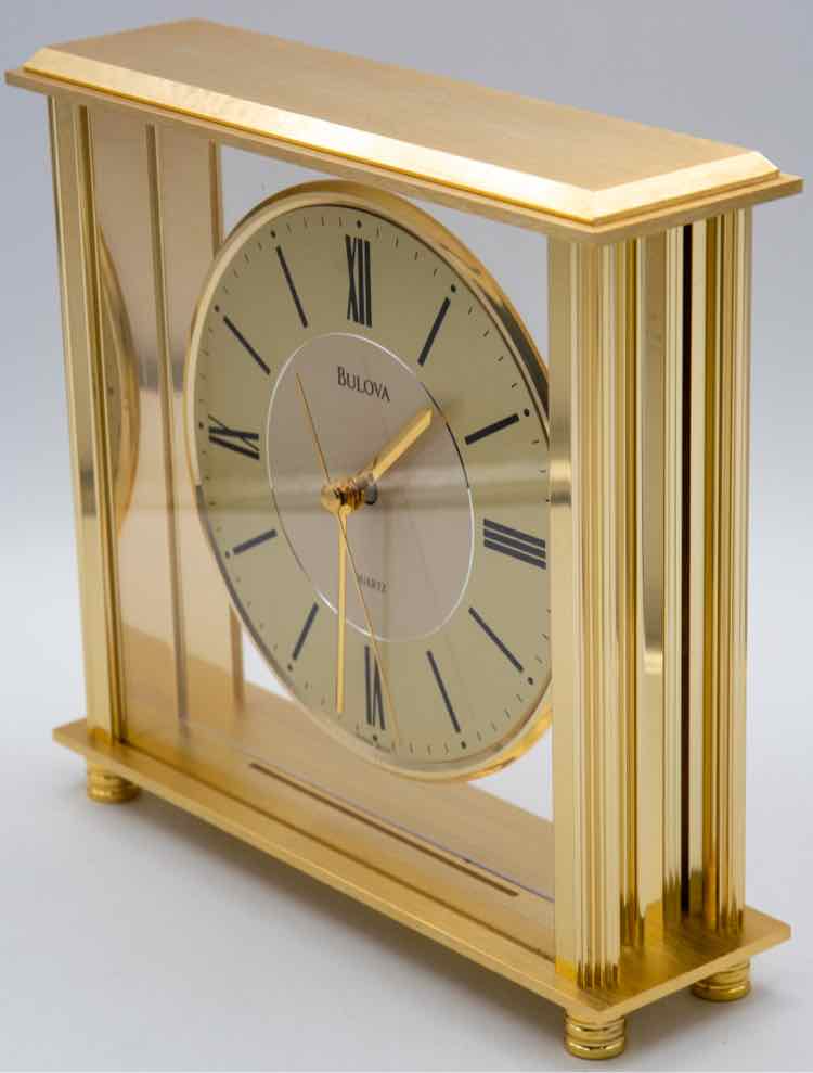 Bulova Grand Prix Clock