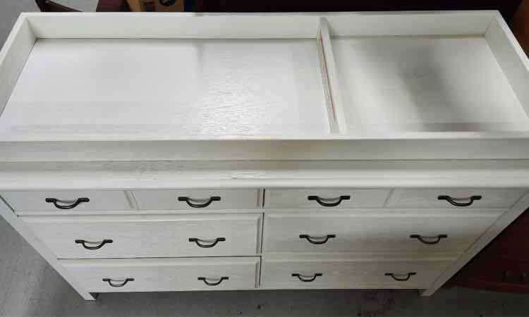 William Sonoma White 6 Drawer Changing Dresser