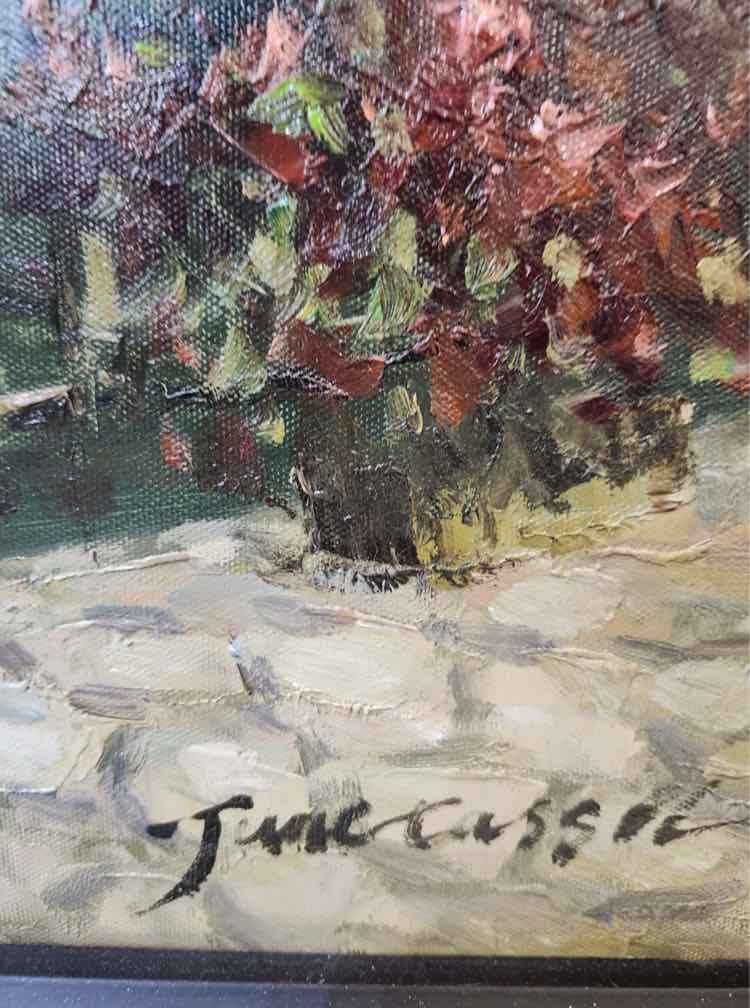 Art 'Amsterdam Life' Oil by June Tassel