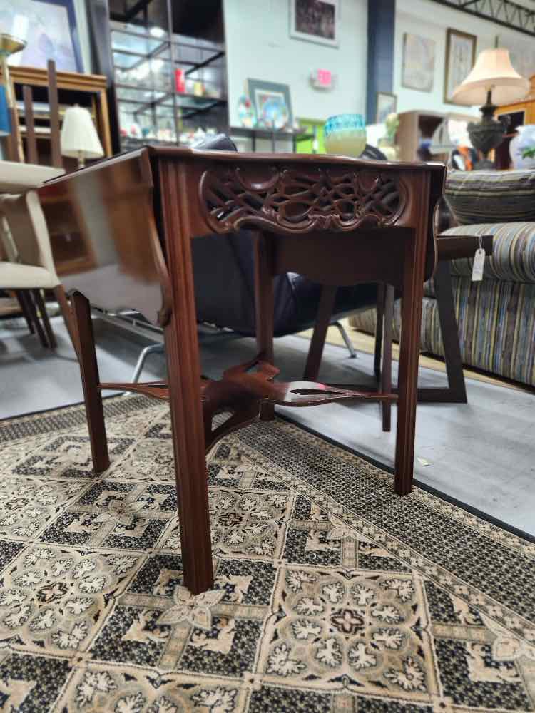 Baker Drop Leaf End Table