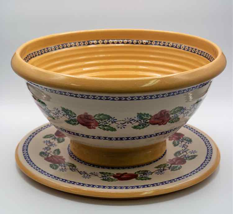 Mose Pottery Bowl and Platter