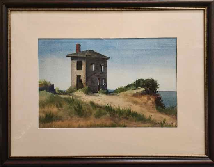 Art 'Abandoned Watercolor by Dunes' by Carwith