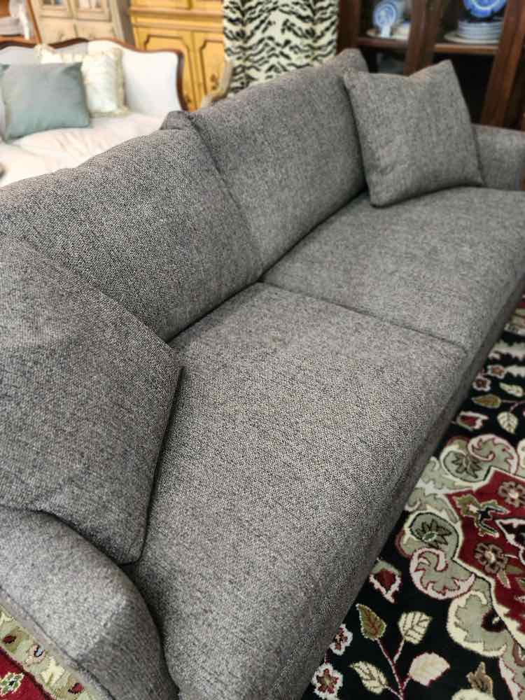 Crate and Barrel Dark Grey Couch
