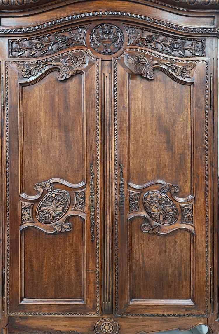 Hand Carved Armoire