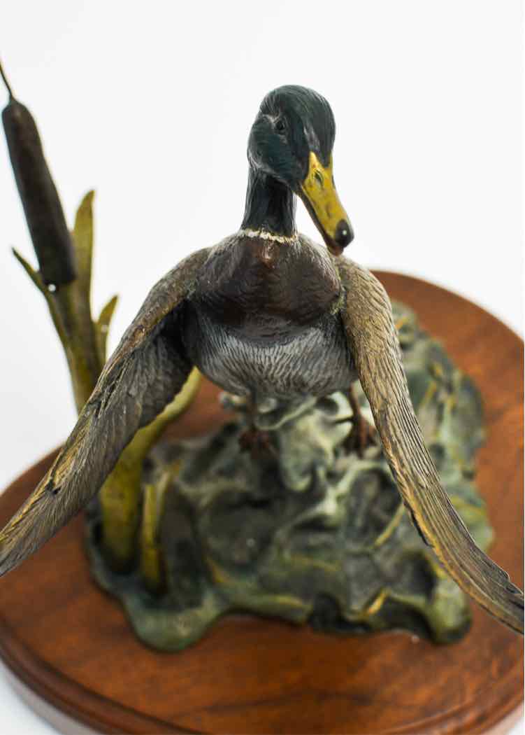 Statue Frank Divita Bronze 'Mallard'