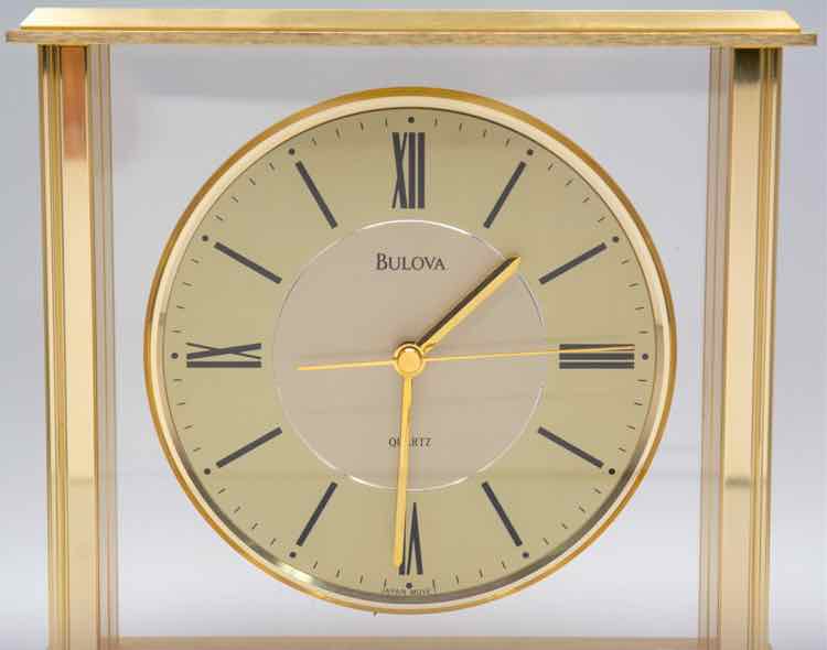 Bulova Grand Prix Clock