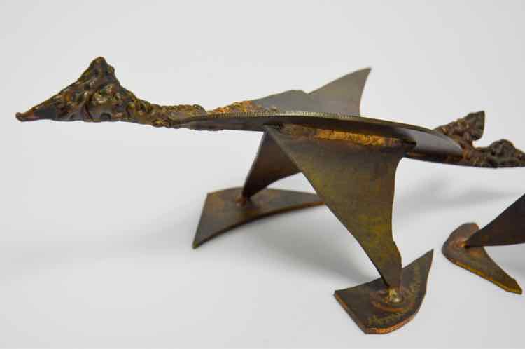 Brutalist Bird Sculpture