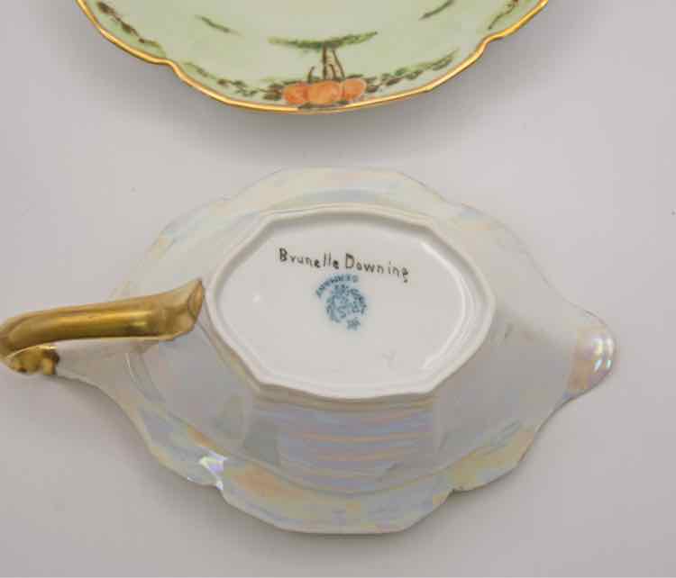 Antique Signed German Gravy Boat