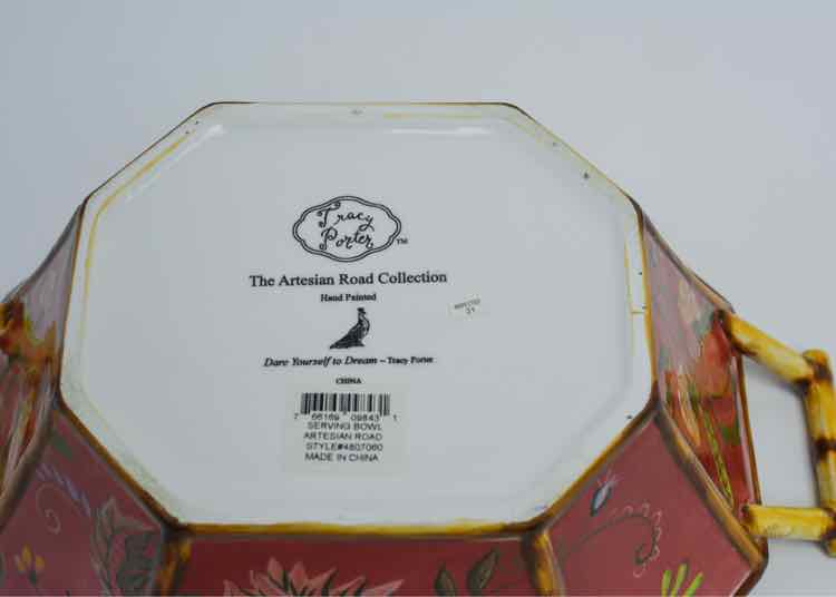 Tracy Porter Octangonal Handled Bowl