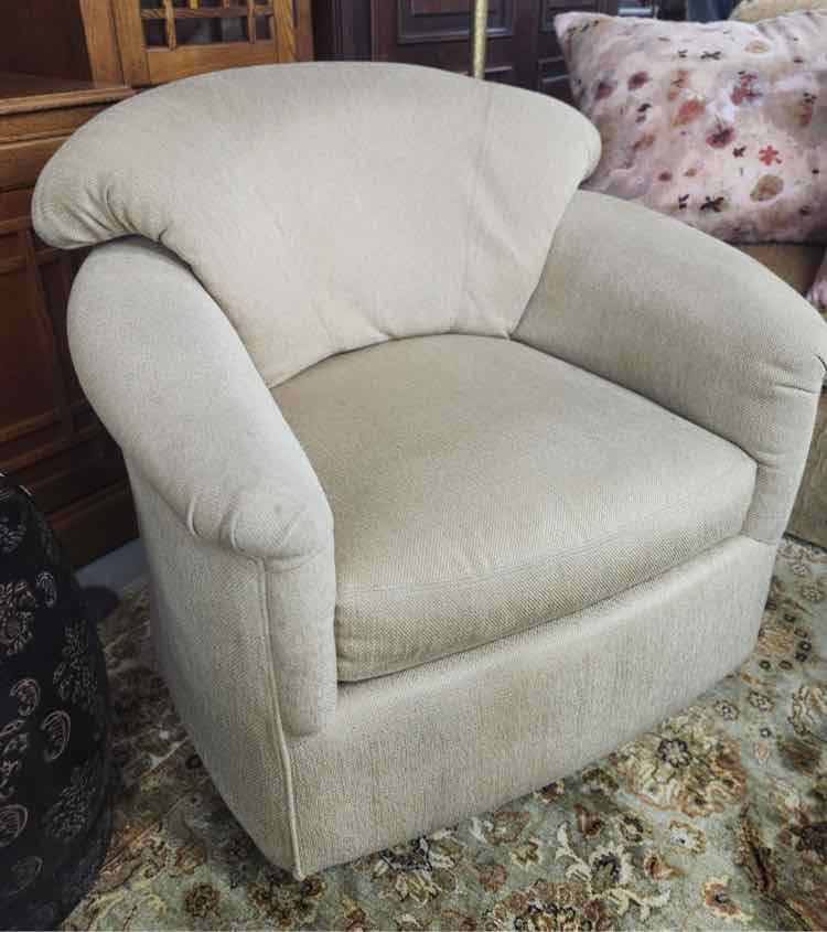 Cream Swivel Chair