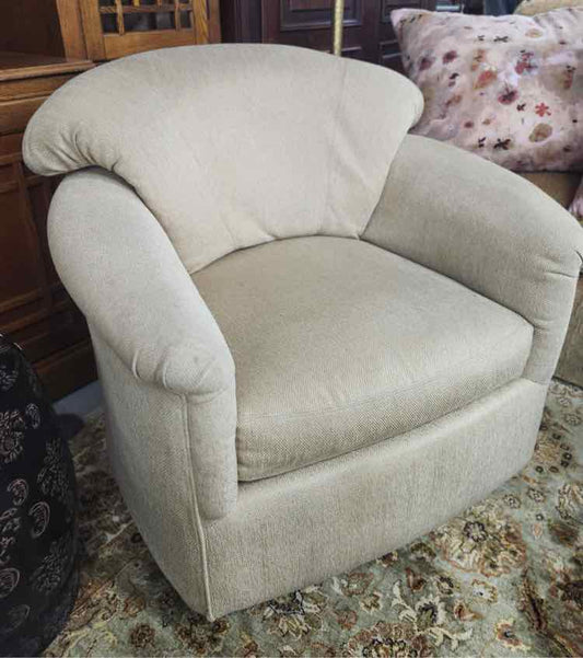 Cream Swivel Chair