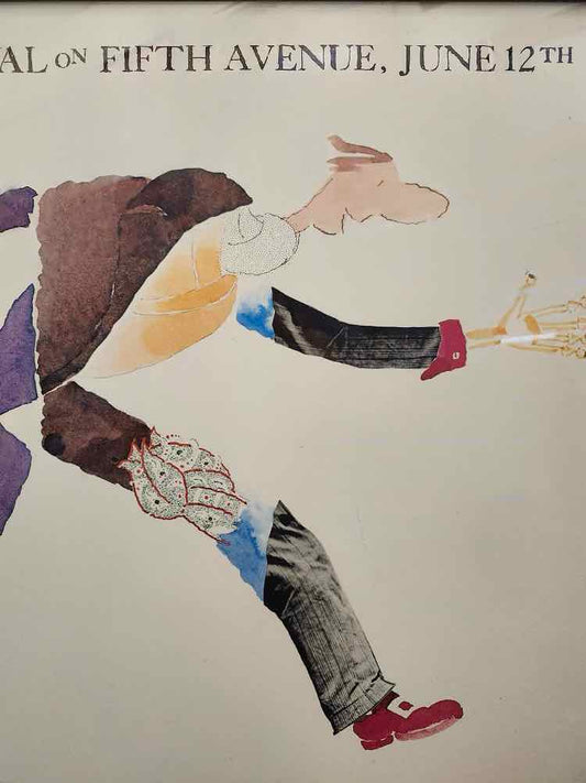 1994 Museum Mile Festival Art Poster