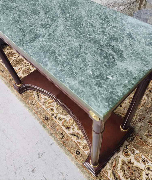 Bombay Co. Green Stone Top Entry Table