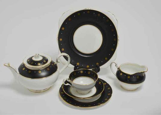Grafton Black & Gold China
