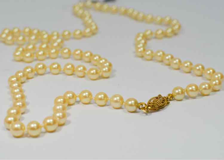 Off White Cultured Japanese Pearls