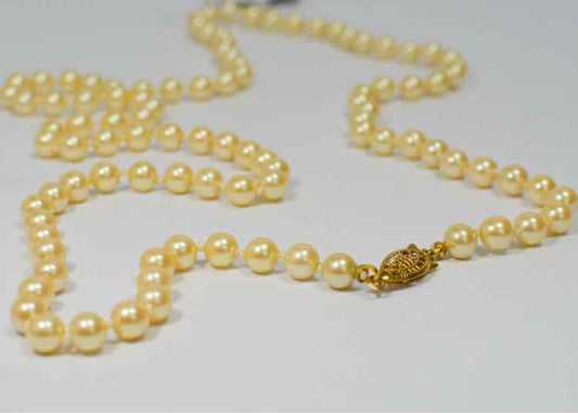 Off White Cultured Japanese Pearls