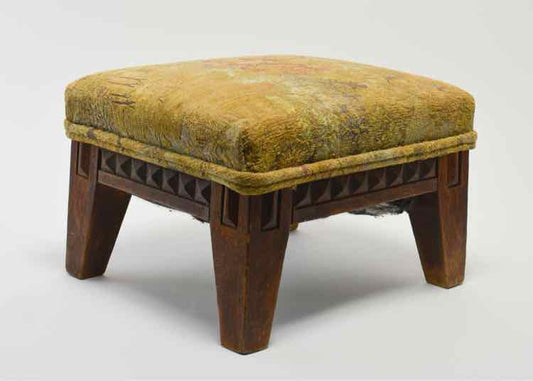 Vtg. Tapestry Footstool