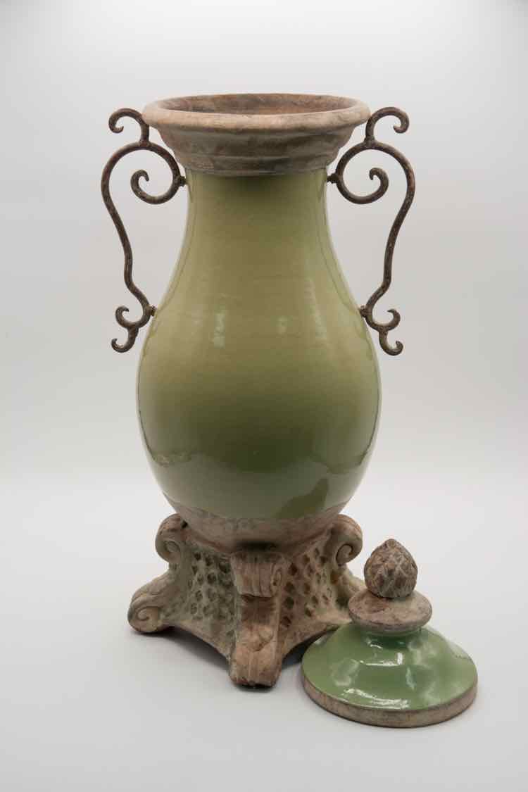 Terra Cotta Canister