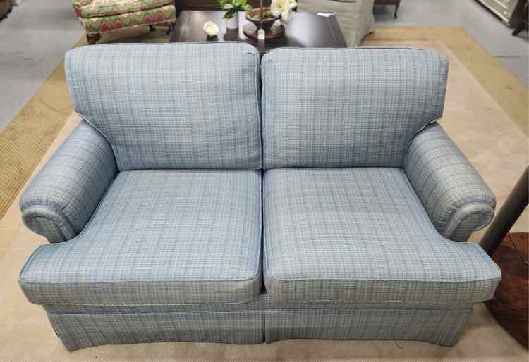 Blue Loveseat