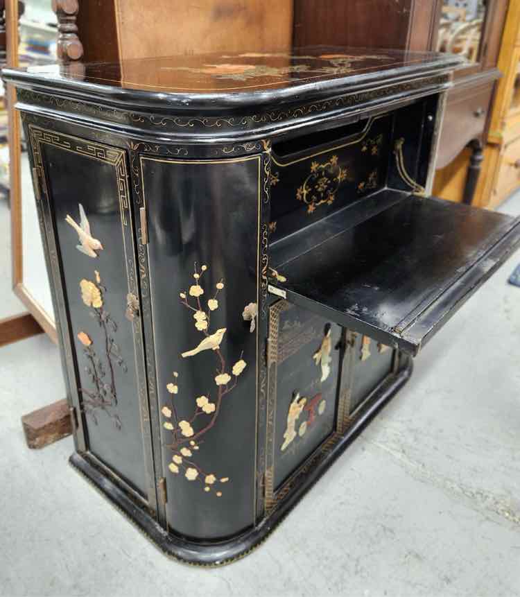 Black Handpainted Bar