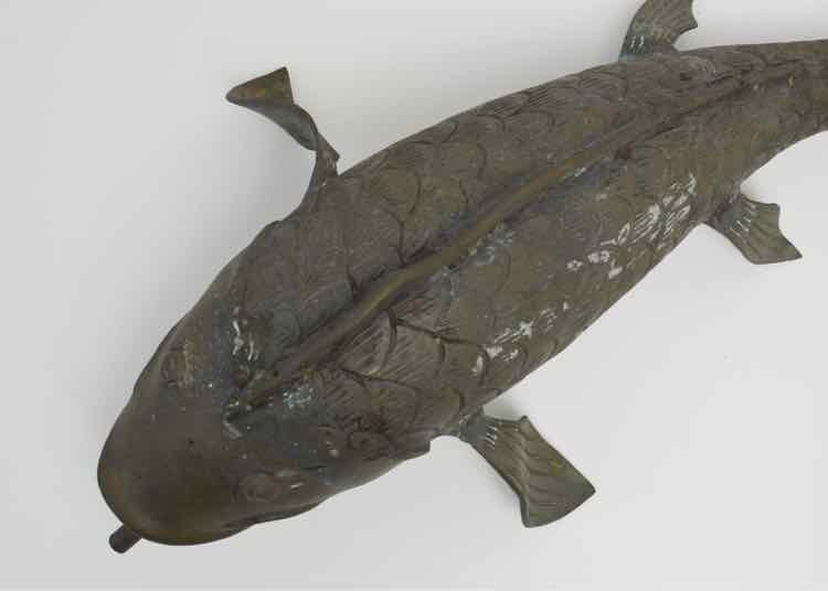 Bronze Koi Fish Sculpture