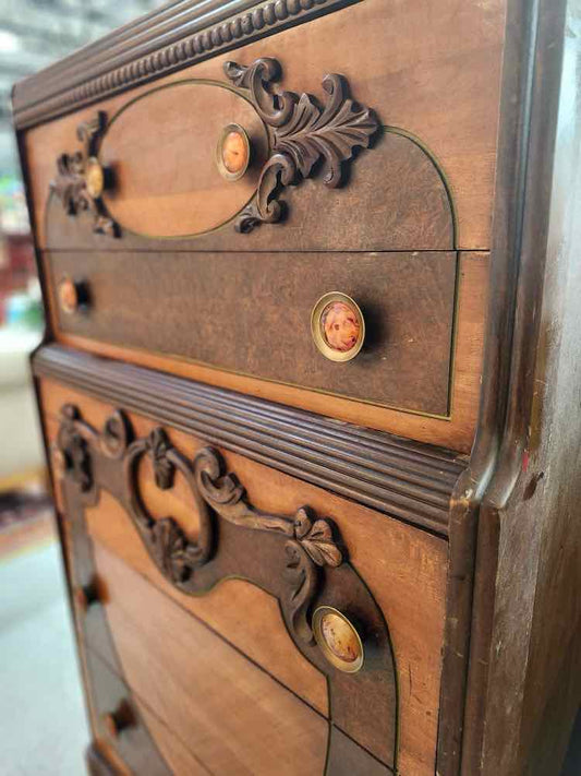Art Deco Waterfall Dresser
