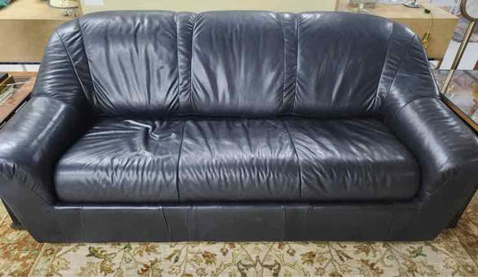 Black Leather Sleeper Sofa