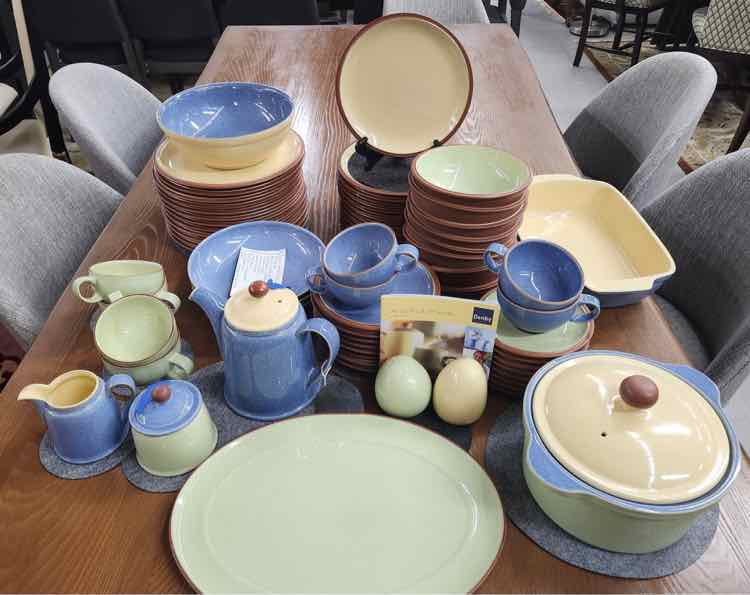 67-piece Denby "JUICE" Stoneware Set
