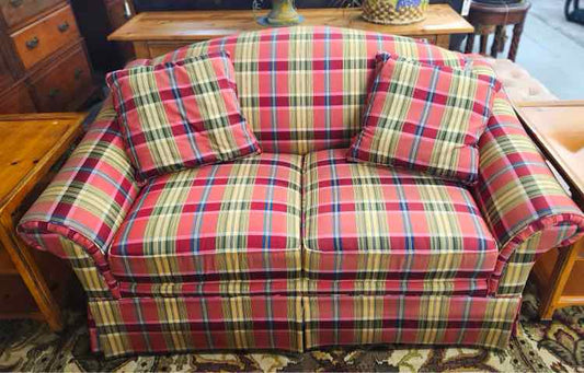 Kravet Plaid Loveseat