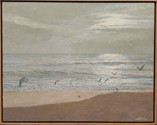 Sunset Action-William Tacke Oil Painting
