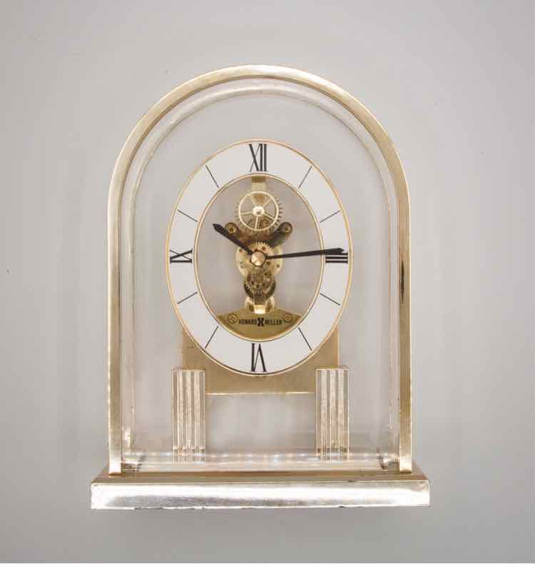 Gold Howard Miller Clock