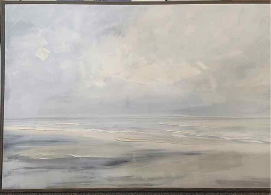 Art Abstract Sea Scape Embellished Giclee