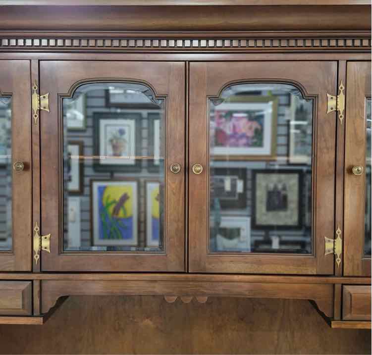 2pc Wood Hutch