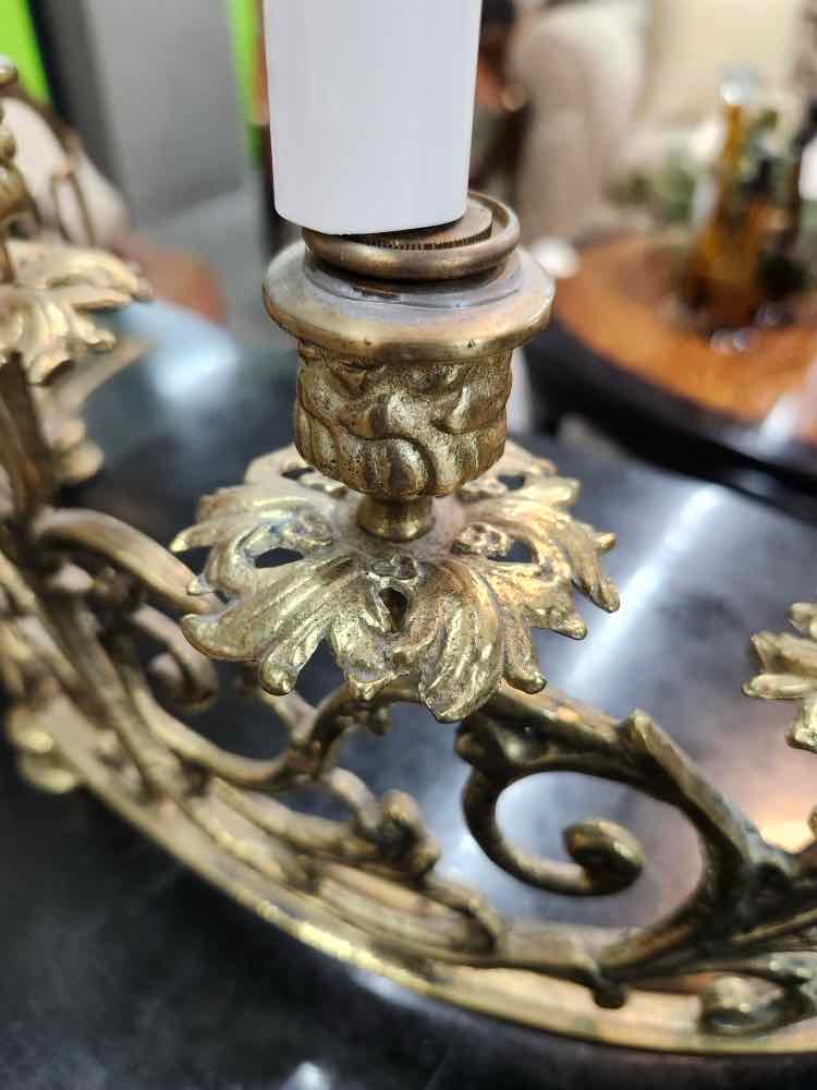 Baroque Candelabra in Cast Brass