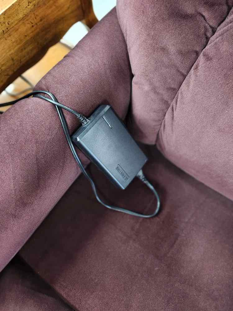 Electric Burgundy Recliner