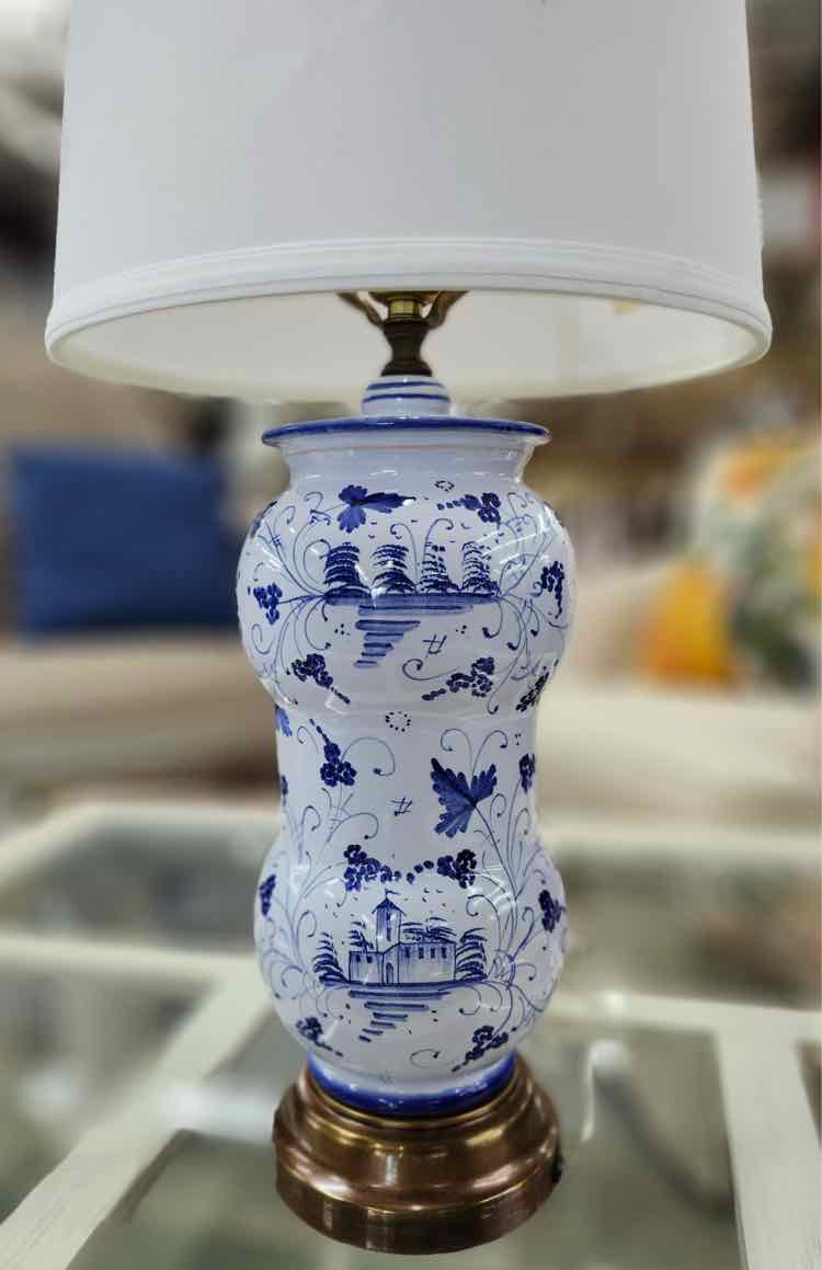 Vtg. Ginger Jar Lamp