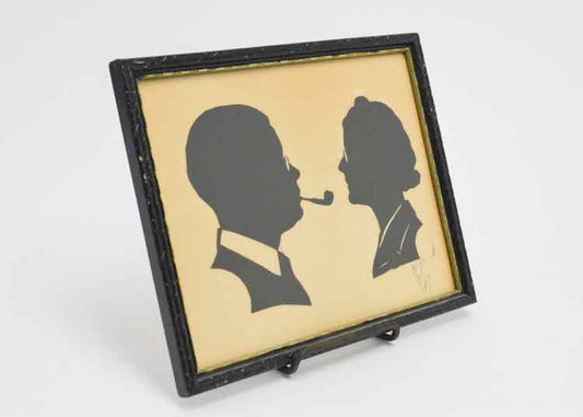 Vtg. 1939 Hand Cut Silhouette Portrait
