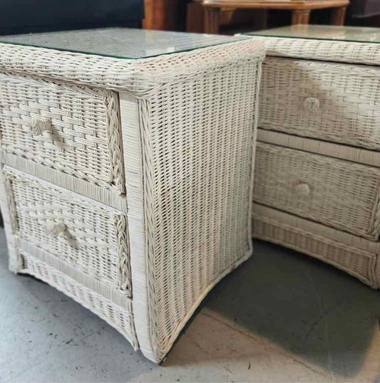 Wicker Nightstands