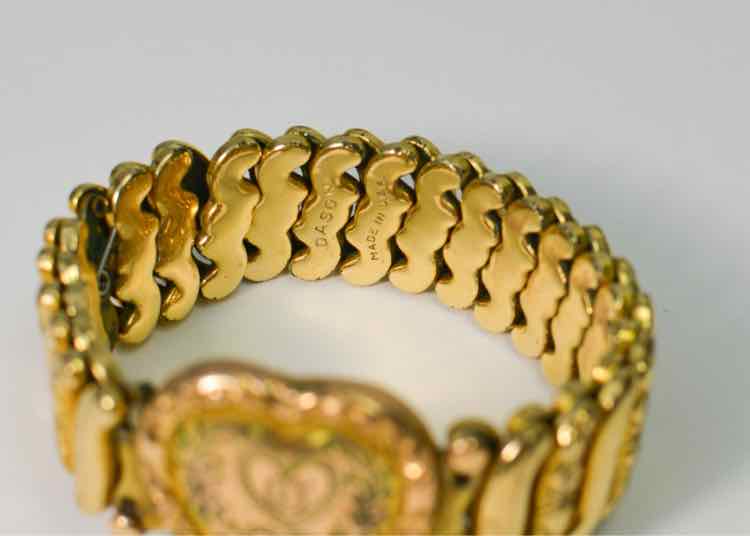 10K Dason Vtg.Child's Expansion Bracelet