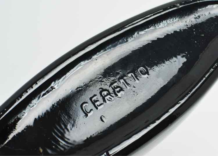 Cerreto Italian Black Ceramic Vase