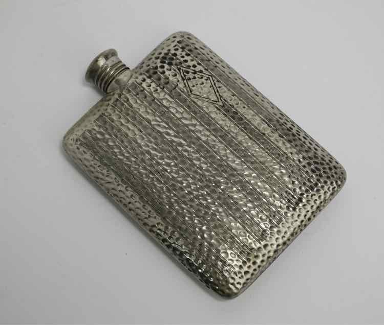 Hammered Metal Flask