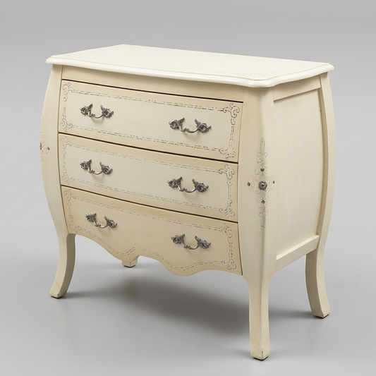 Beige 3 Drawer Chest