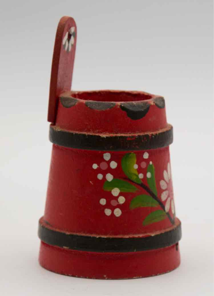 Red Mini Butter Churn Match Holder