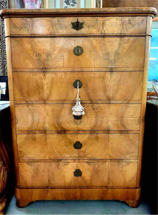 Antique Beidermeier Maple Dresser