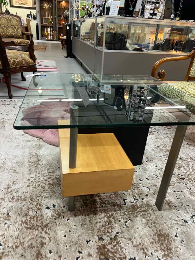 Modern Geometric End Table