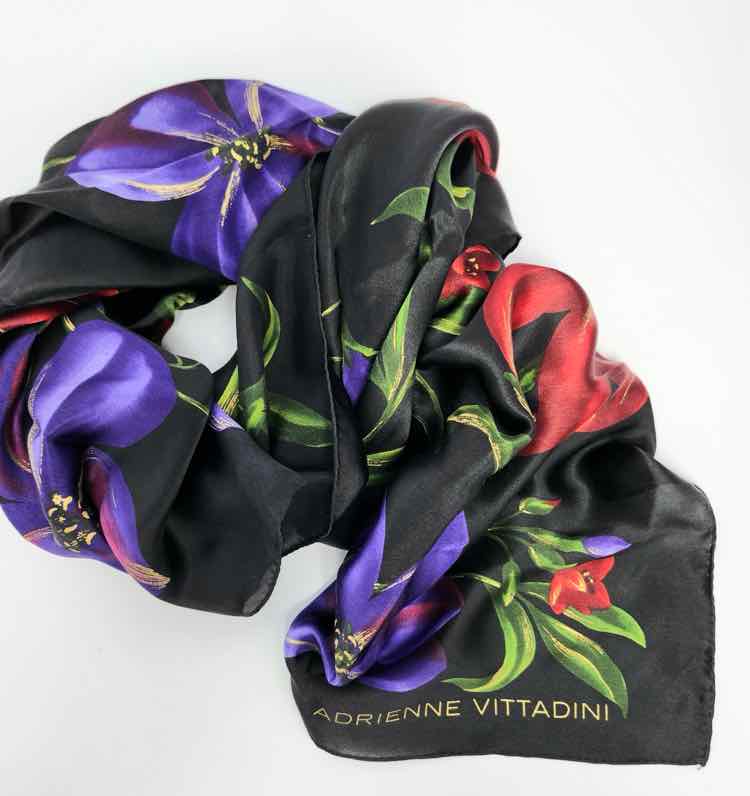Wild Iris Silk Scarf