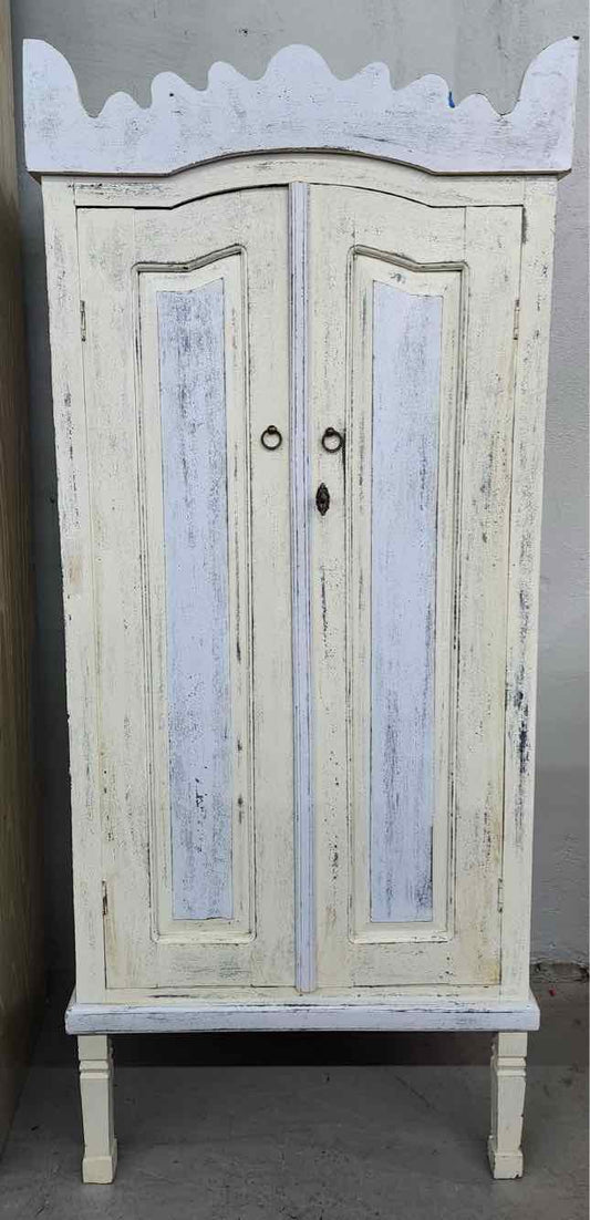 White & Grey French Cabinet